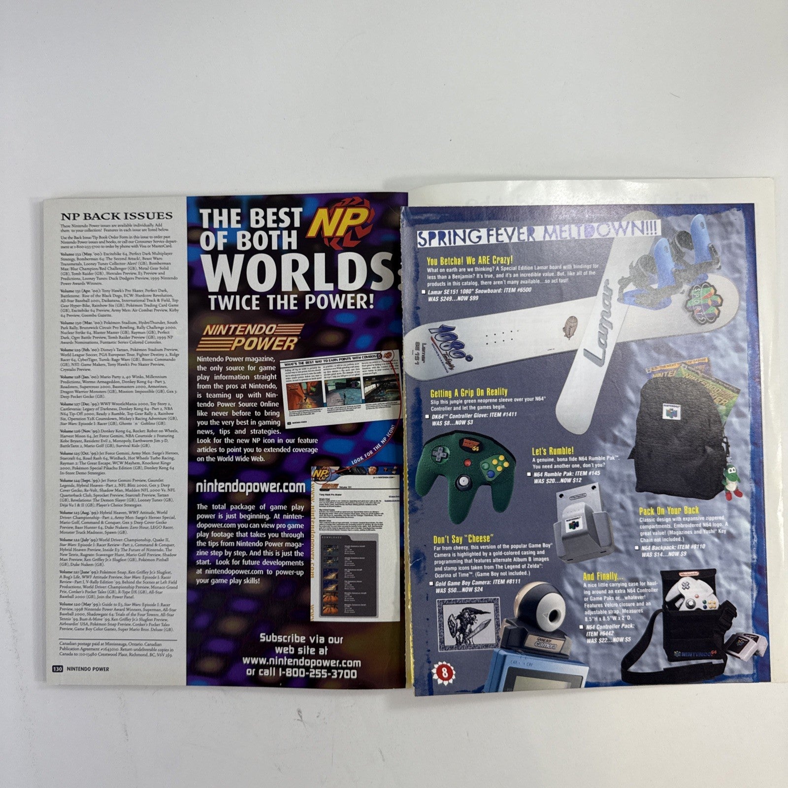 Nintendo Power Magazine Vol. 133 (June, 2000) w/Aidyn Chronicles Poster, Comic