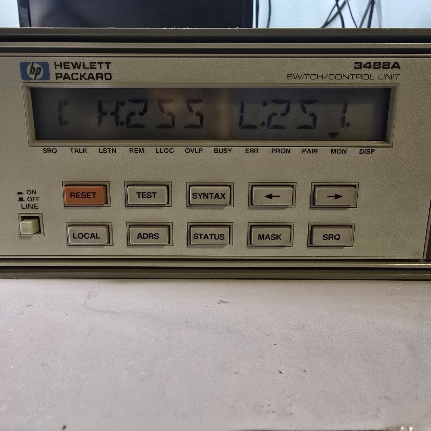 HP Agilent 44474A Digital Input/Output Switch Module - Tested and Working (1155)