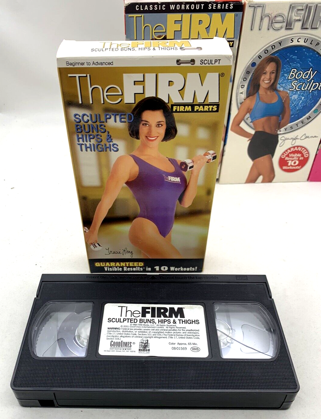 The Firm - Body Sculpt (VHS Bundle) Ab Crunch Workout/ Body Sculpt II/Buns, Hips