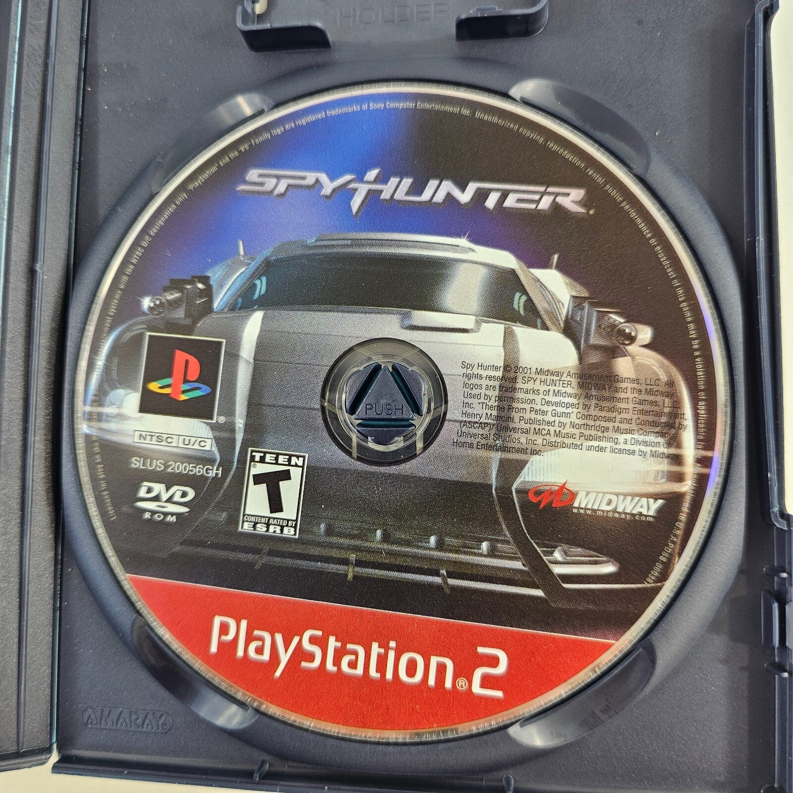 SpyHunter (PlayStation 2, 2002) Game Case Manual Registration - Tested