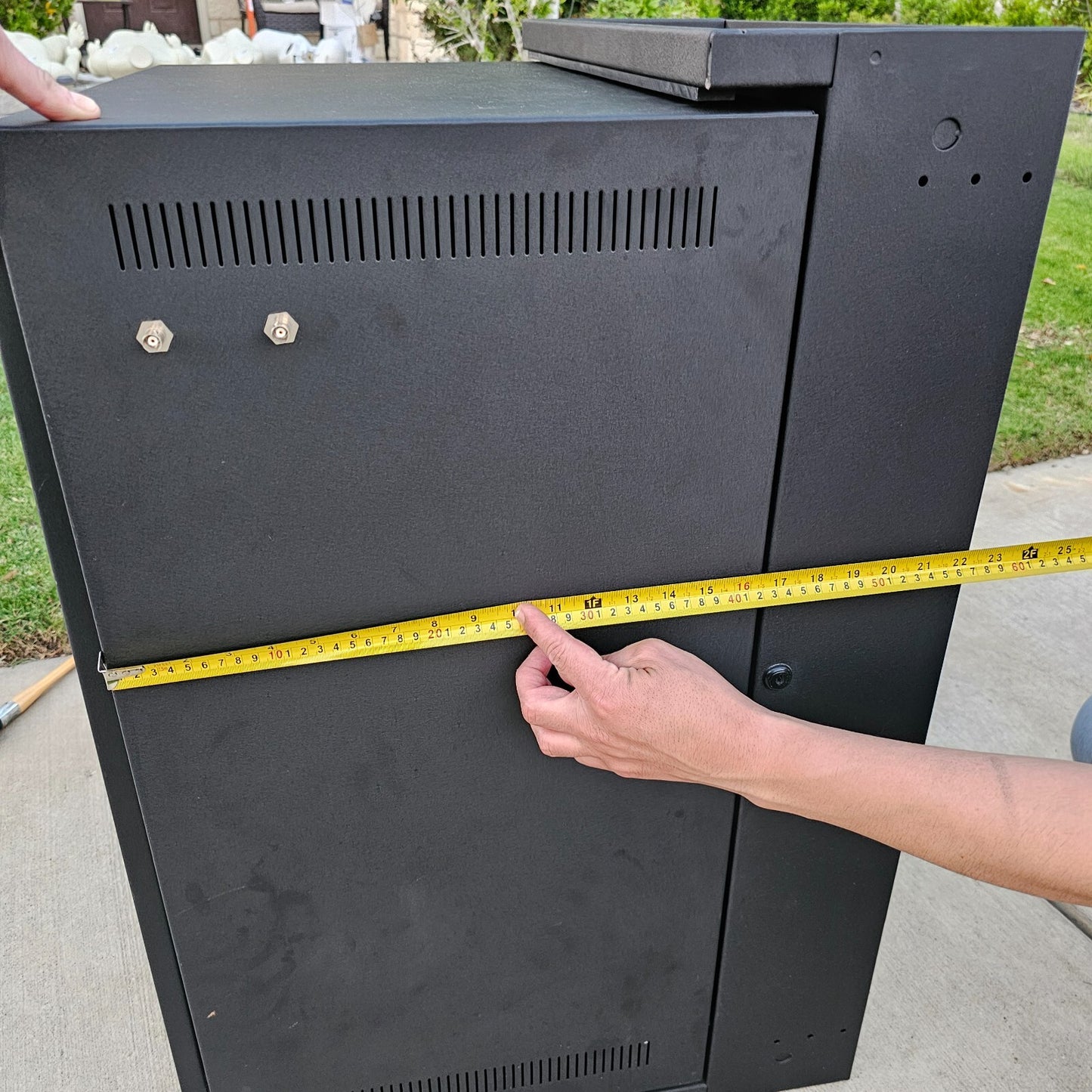 Stage Front Presentation Systems Custom Mounted Audio/Video Cabinet - Read