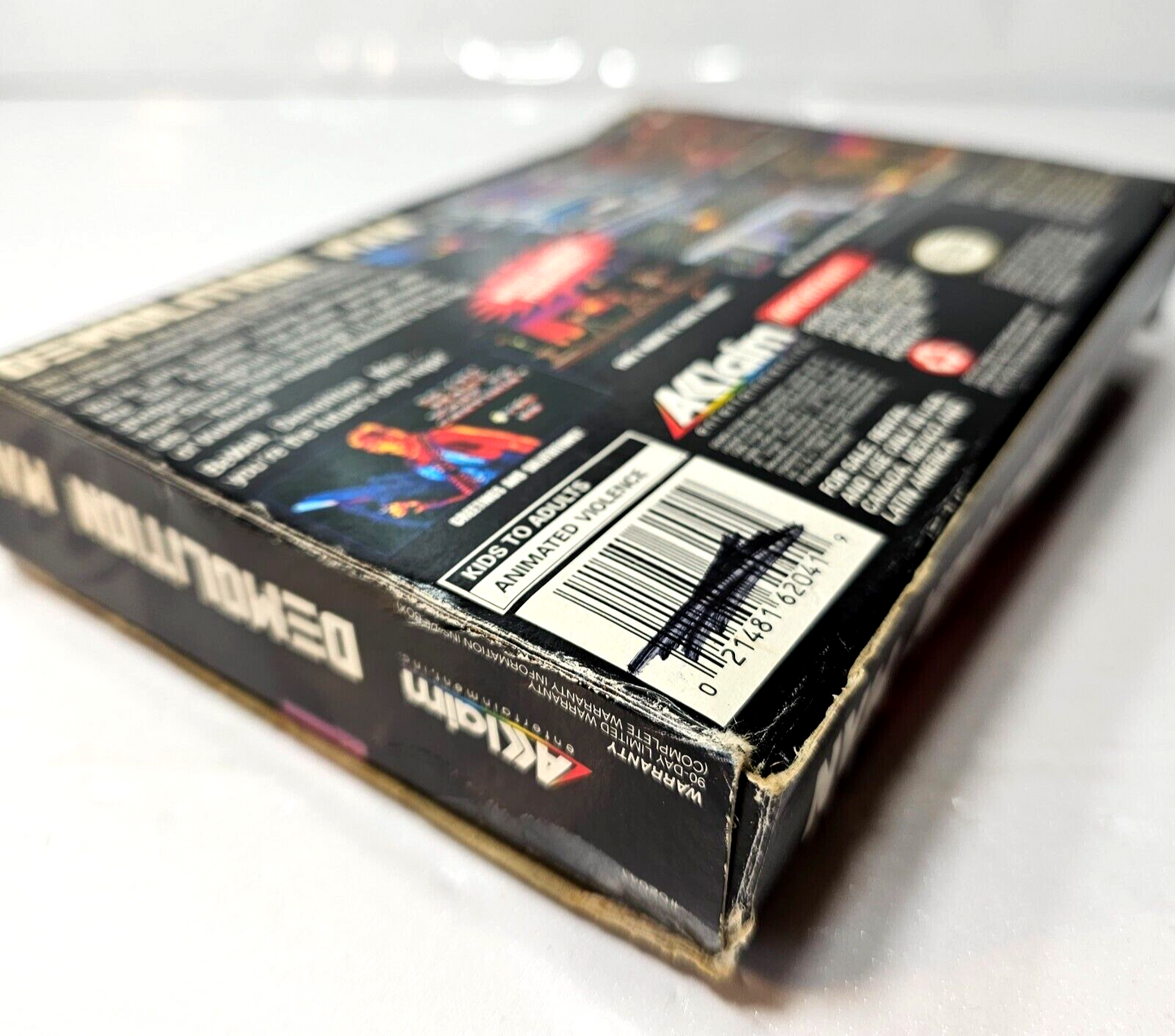 Demolition Man (Nintendo SNES, 1995) Game Box Manual Inserts Poster Registration