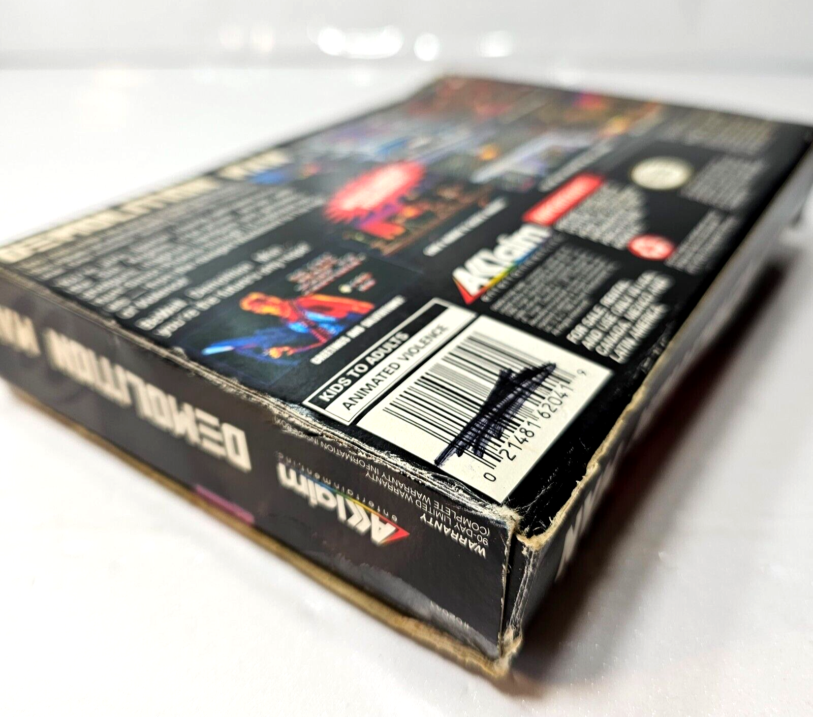 Demolition Man (Nintendo SNES, 1995) Game Box Manual Inserts Poster Registration
