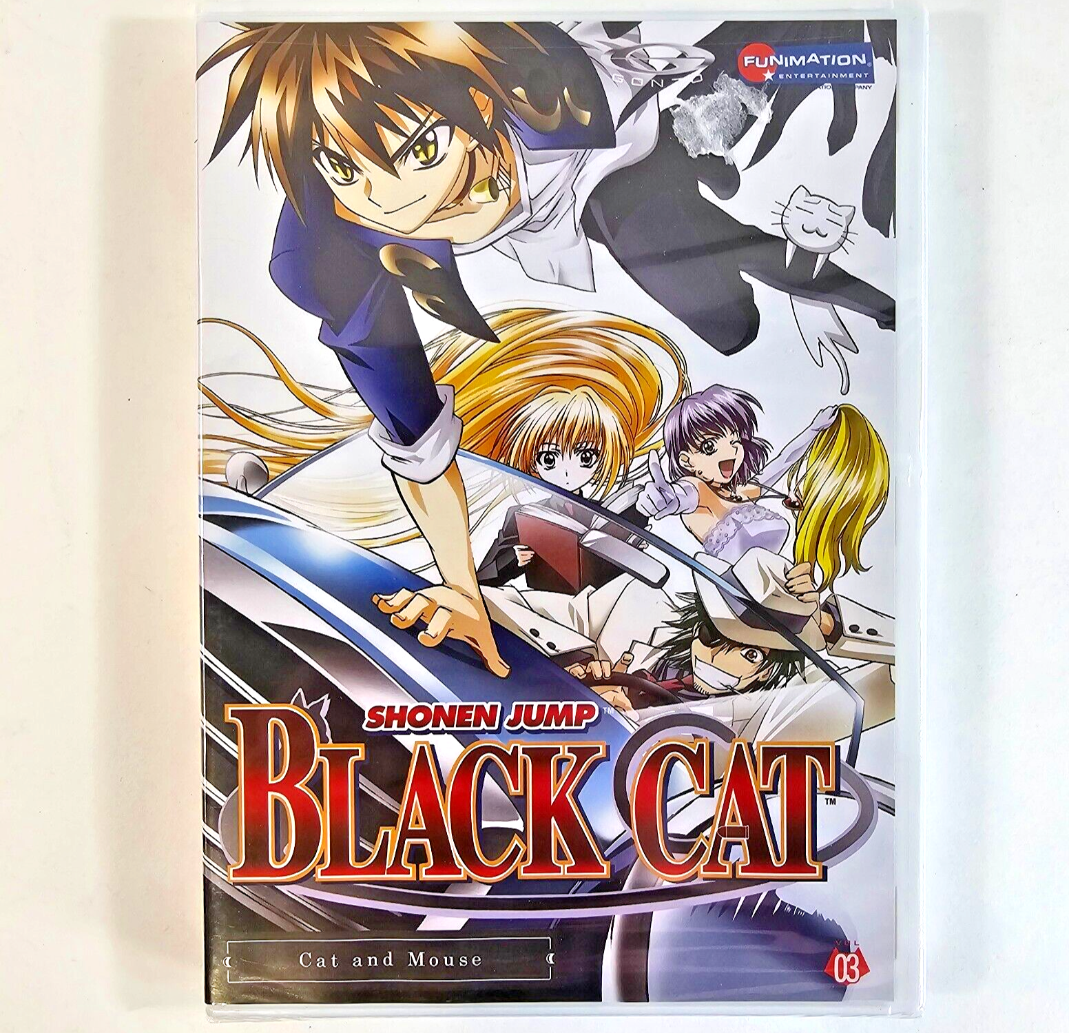 Shonen Jump Black Cat - Vol. 3: Cat and Mouse (DVD, 2007) NEW