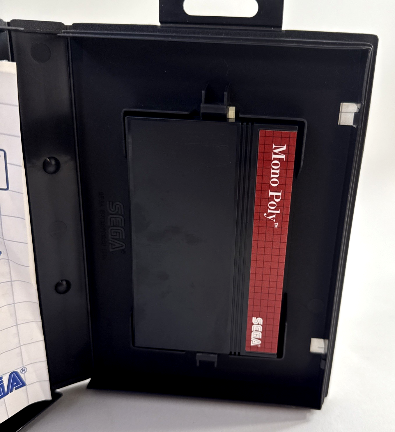 Monopoly (Sega Master System, 1988) Game Case Manual Poster - Tested