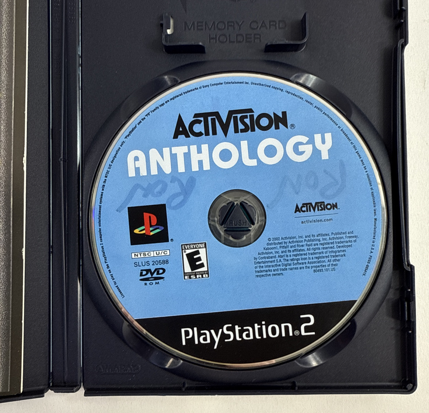 Activision Anthology (PlayStation 2, 2002) Game Case Manual Registration -Tested