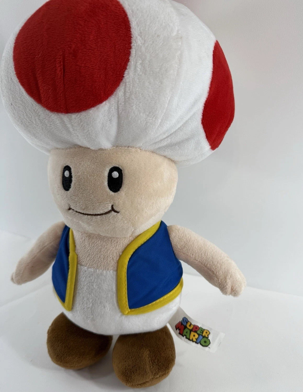 Nintendo 2017 Officially Licensed Super Mario Bros. 14" Toad Plush 3217