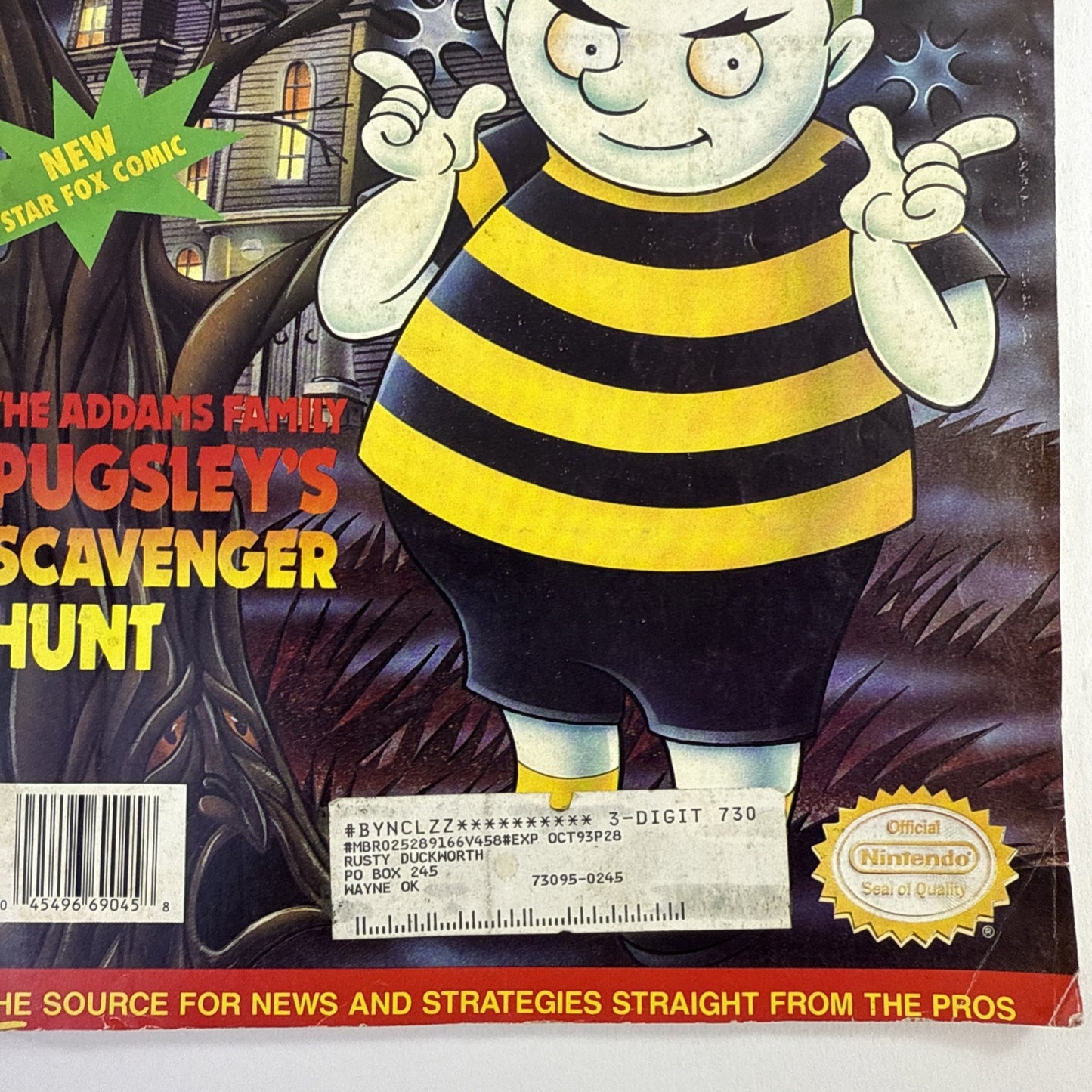 Nintendo Power Magazine - Vol. 45 - Pugsley's Scavenger Hunt
