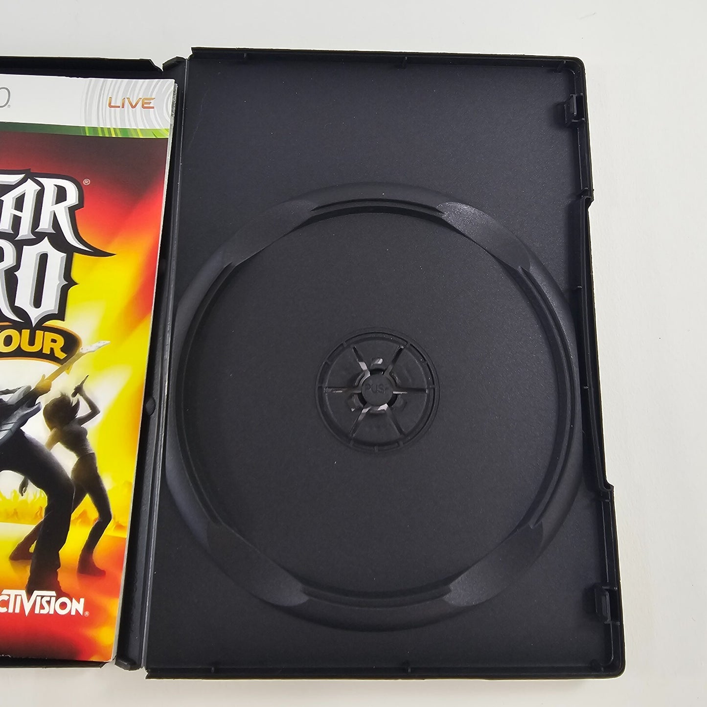 Guitar Hero World Tour (Xbox 360, 2004) Game, Manual, Case Art  - Tested - Read