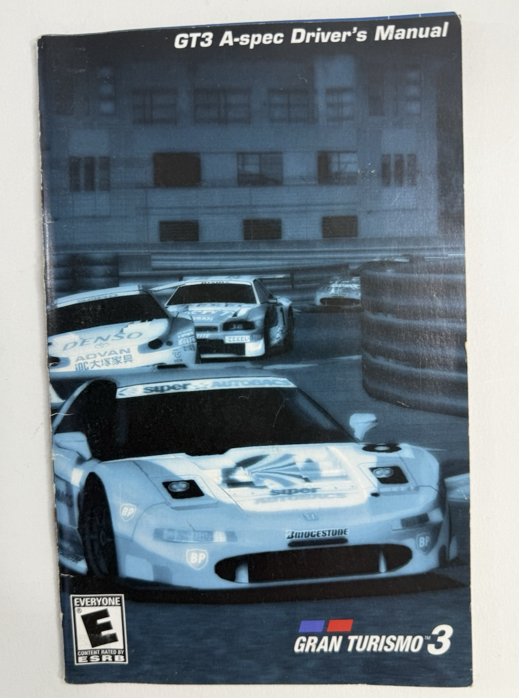 Gran Turismo 3 A-Spec (Sony PlayStation 2, 2001) Game Case Manual - Tested