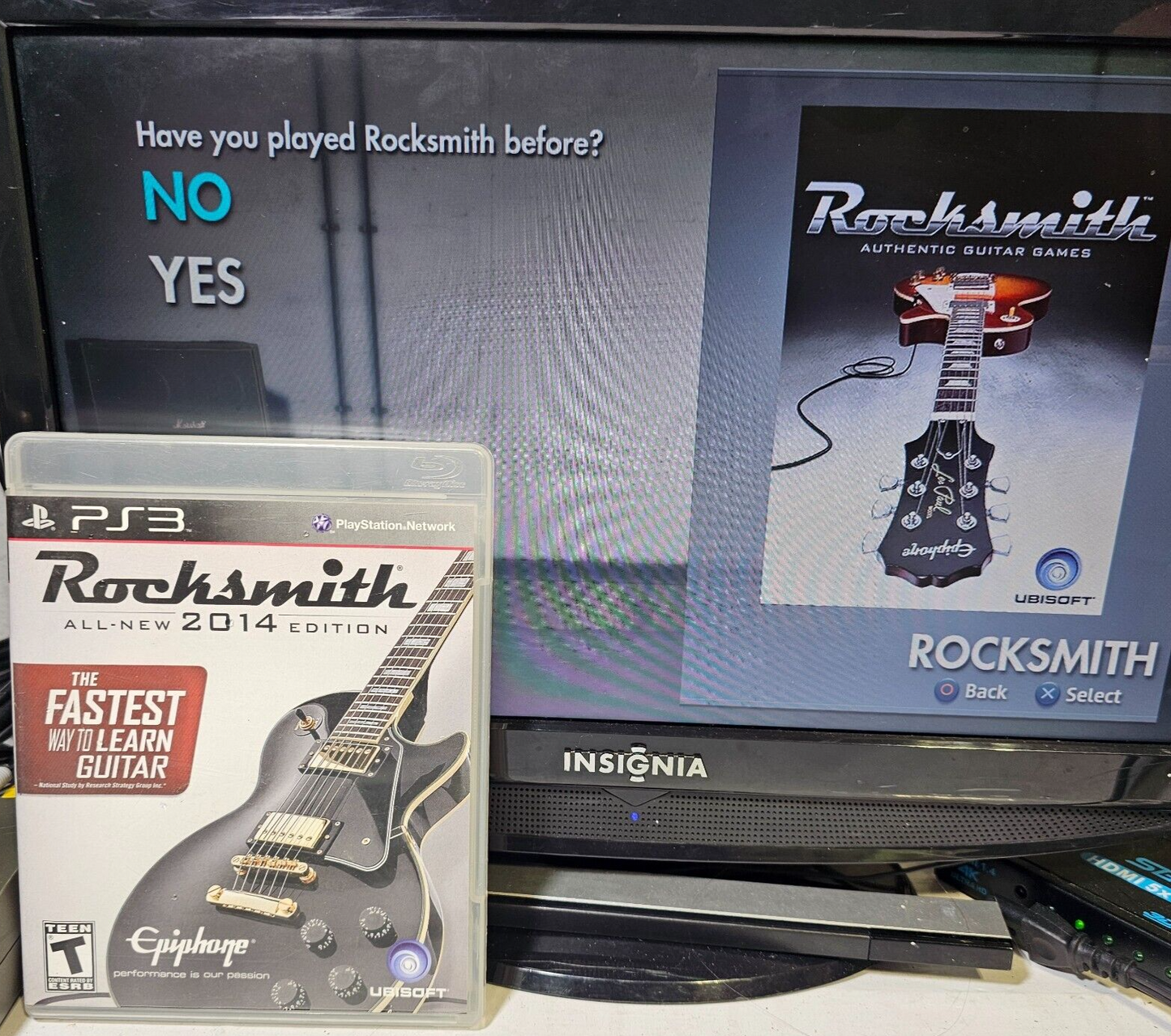 Rocksmith -- 2014 Edition (Sony PlayStation 3, 2013) Game Case Manual Inserts