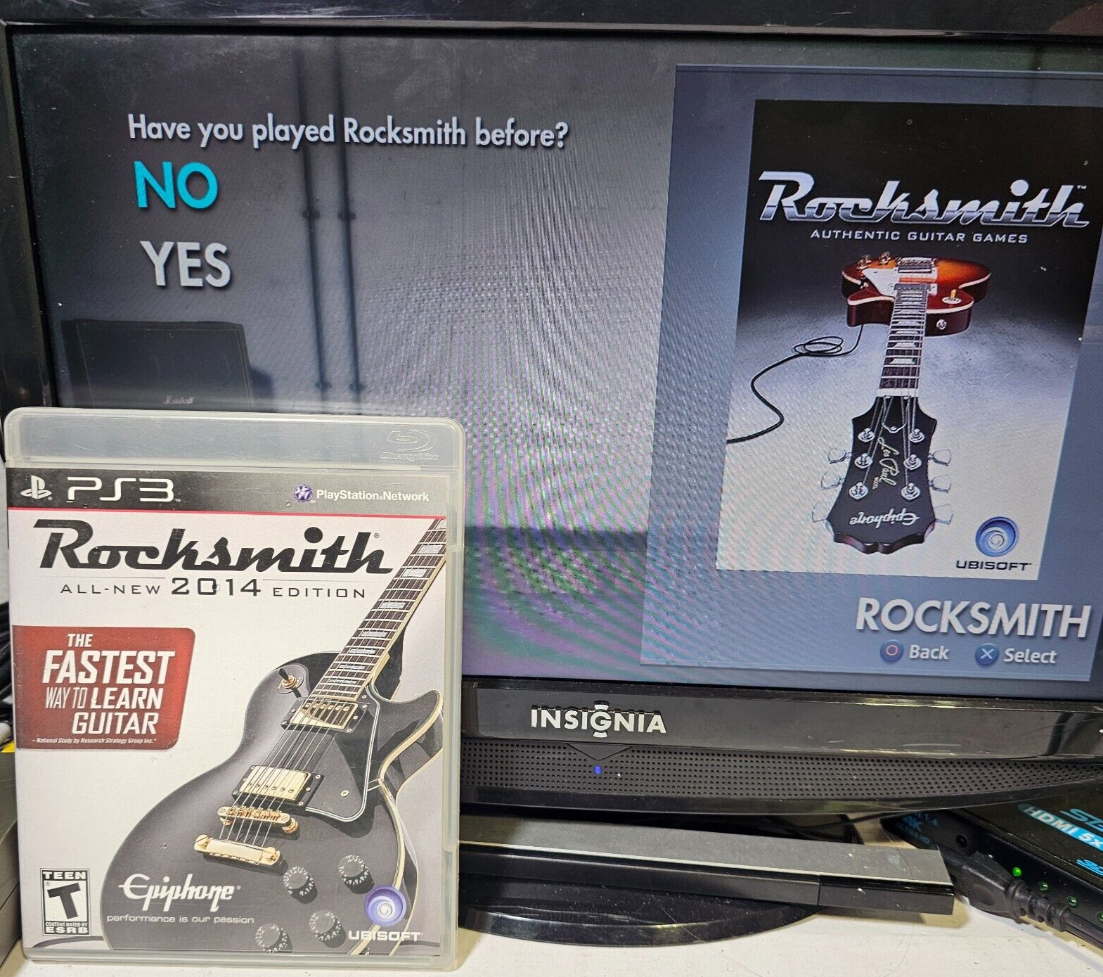 Rocksmith -- 2014 Edition (Sony PlayStation 3, 2013) Game Case Manual Inserts