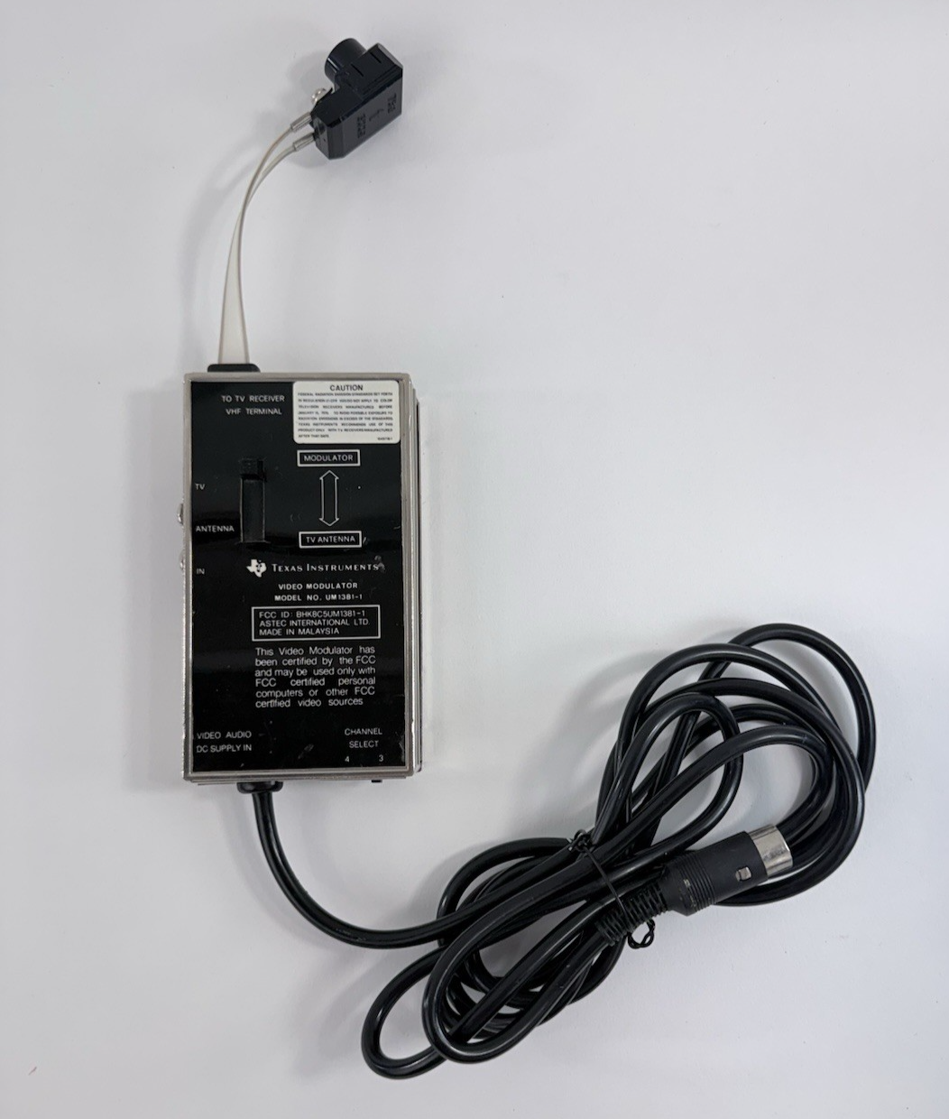 Texas Instruments 1981 TI-99/4A Computer with Power Supply and AV - Tested