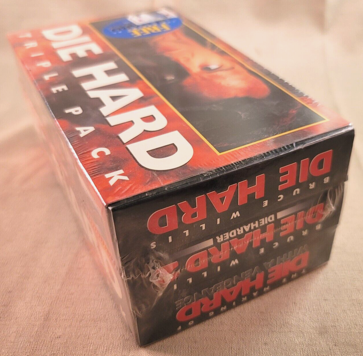 Die Hard VHS Tape Triple Pack (VHS, 1995) NEW, Factory Sealed - Watermarks