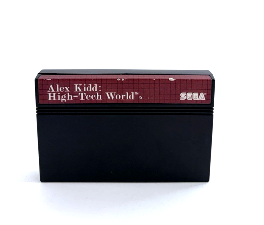 Alex Kidd in High-Tech World (Sega Master System, 1989) Game and Case - Tested