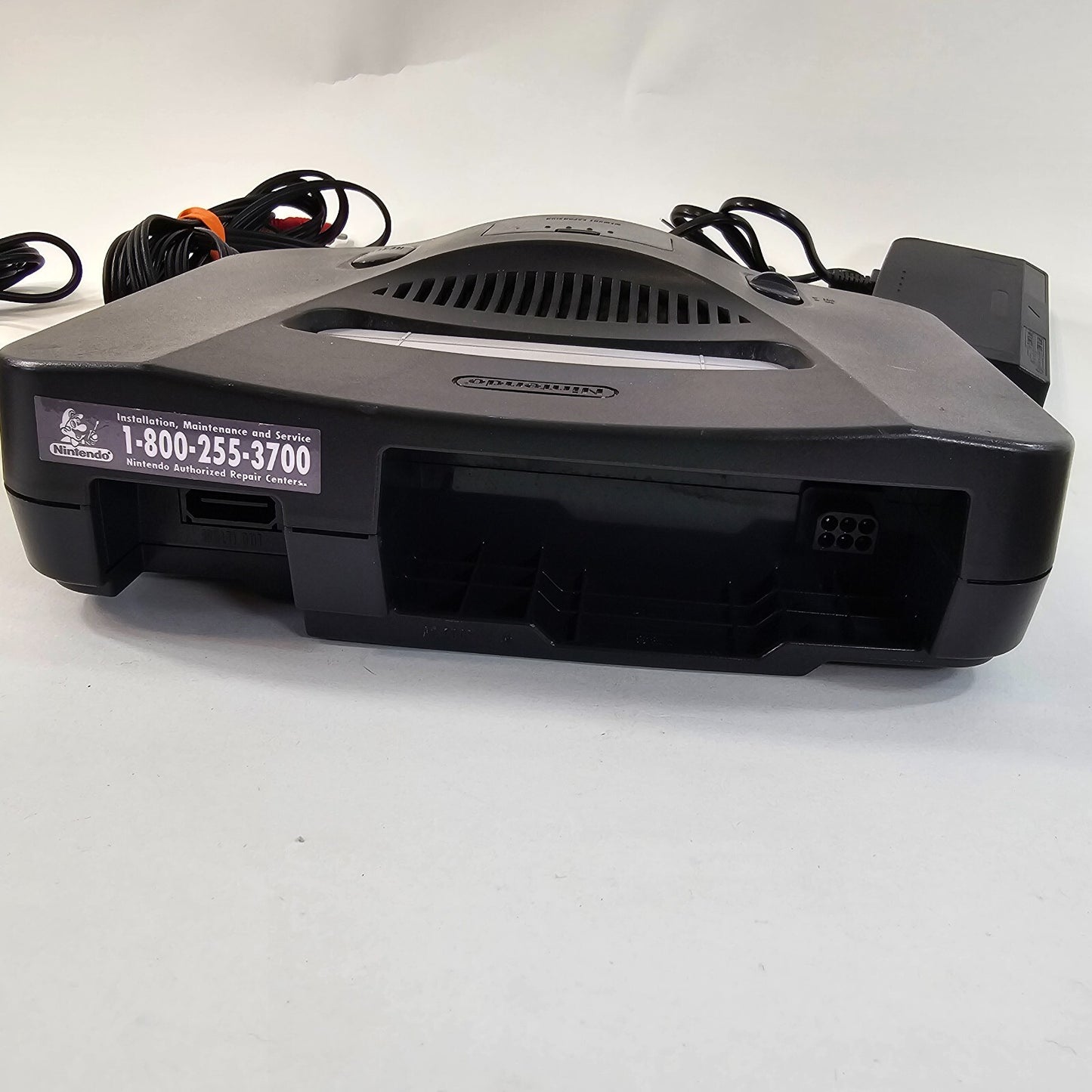 Nintendo 64 System 32MB Home Console NUS-001 - Two Controllers - Cords - TESTED