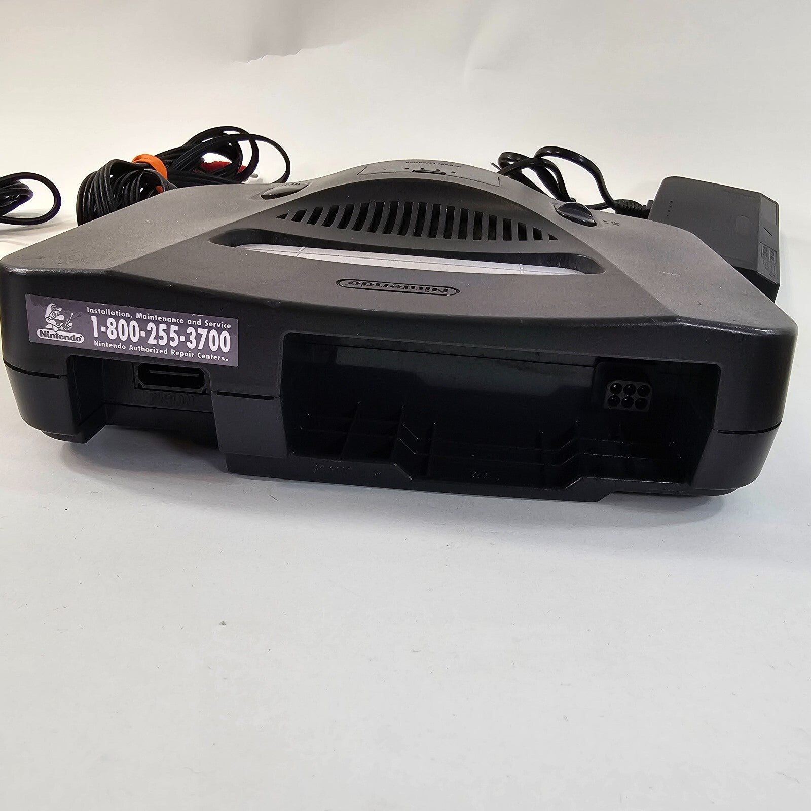 Nintendo 64 System 32MB Home Console NUS-001 - Two Controllers - Cords - TESTED