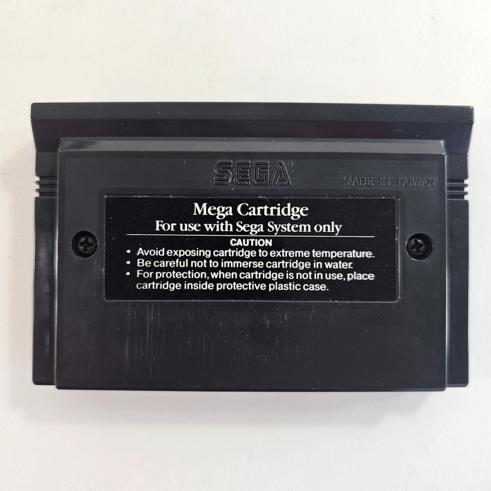 Hang On & Safari Hunt (Sega Master System, 1986) Game Case Manual - Tested