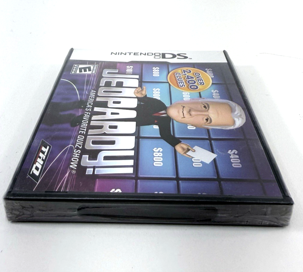Jeopardy (Nintendo DS, 2010) New, Factory Sealed Alex Trebek Quiz Game