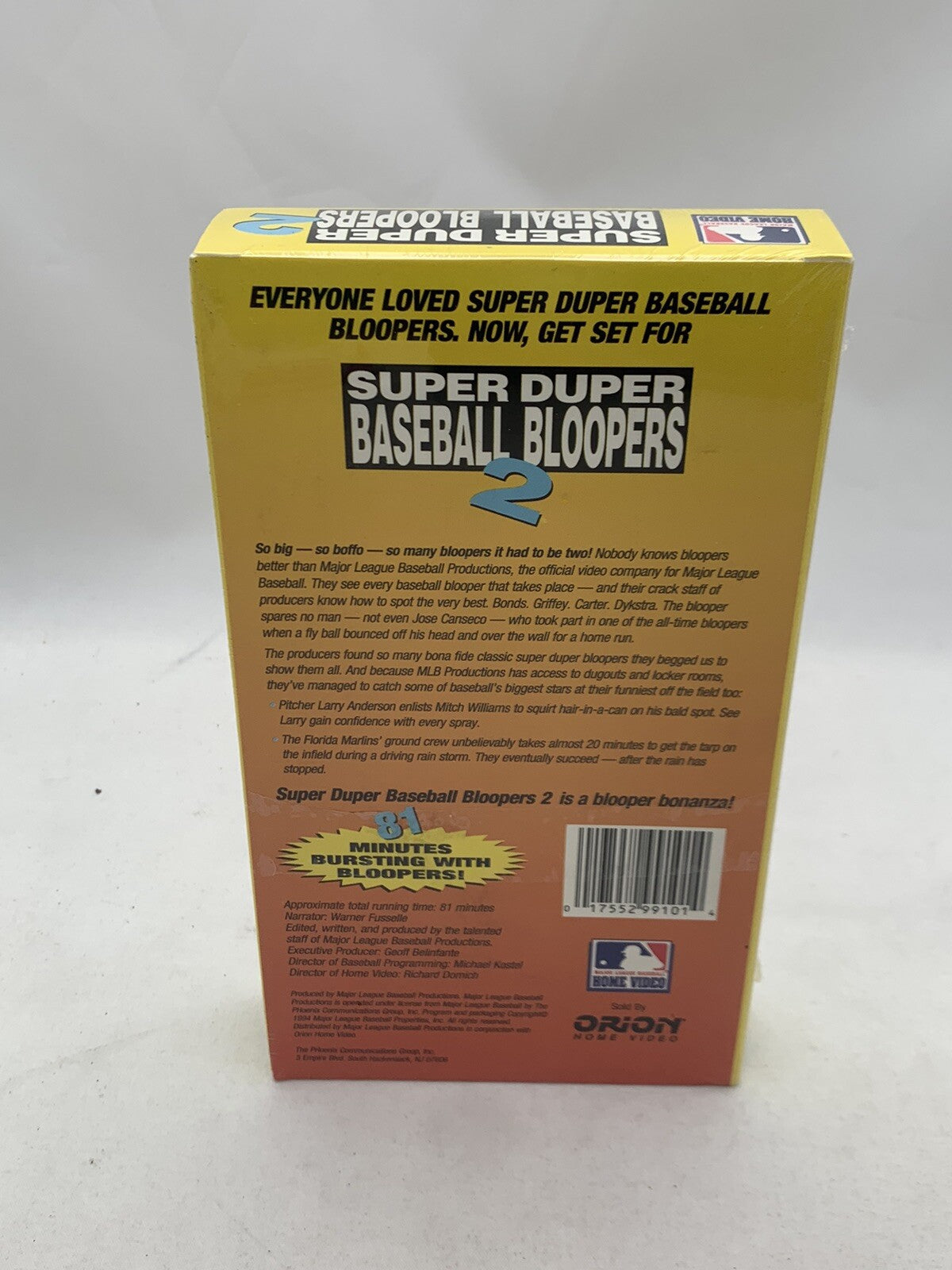 Super Duper Baseball Bloopers 2 (VHS, 1994) New, Factory Sealed