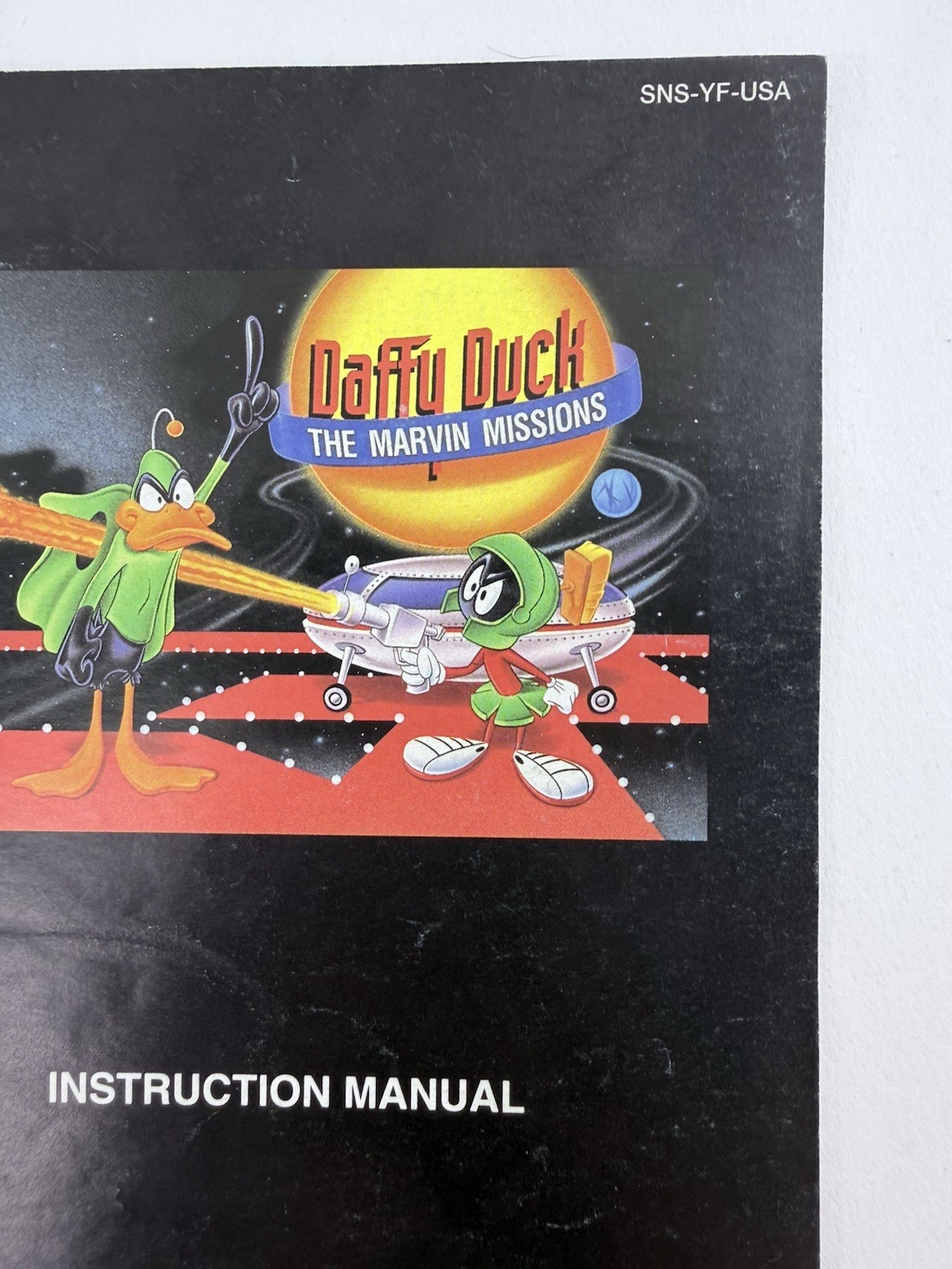 Sunsoft 1993 Daffy Duck The Marvin Missions Instructional Manual SNS-YF-USA