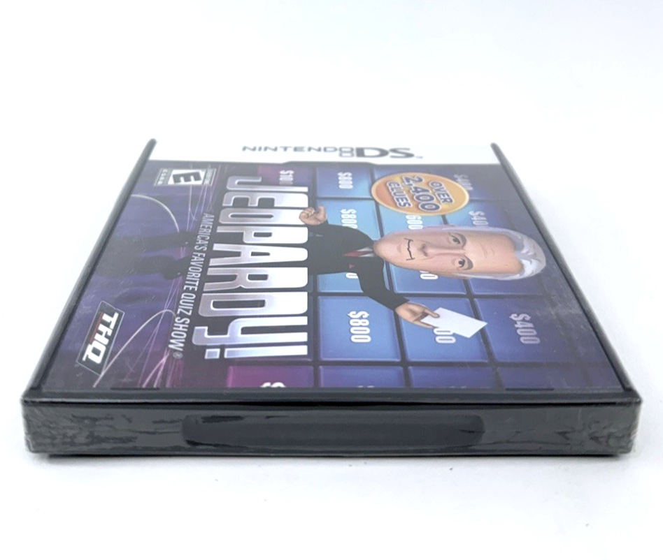 Jeopardy (Nintendo DS, 2010) New, Factory Sealed Alex Trebek Quiz Game