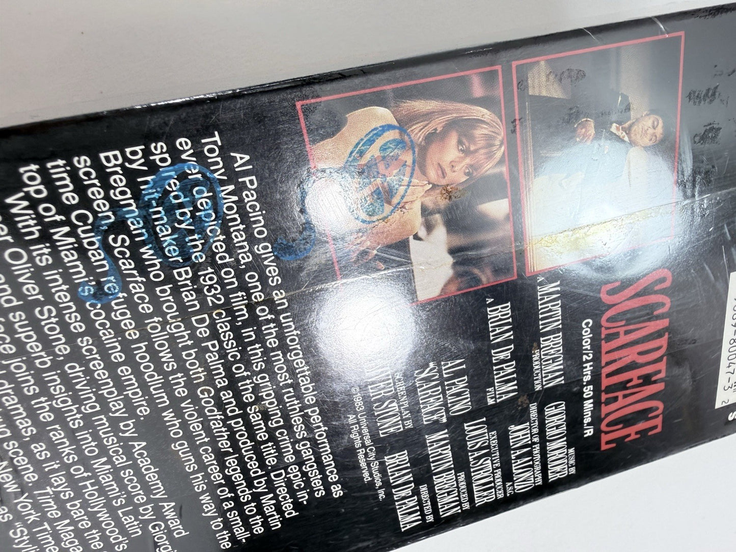 Scarface (VHS, 1990) New, Factory Sealed Two-Tape Set