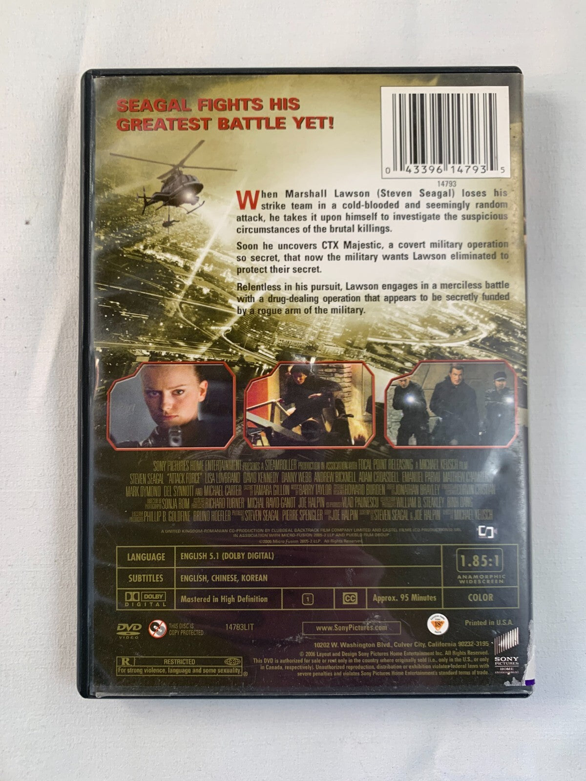 Attack Force (DVD, 2006)