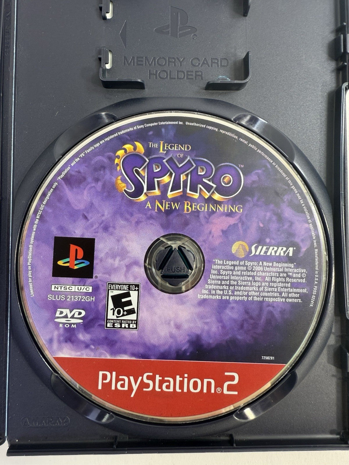 The Legend of Spyro: A New Beginning (PlayStation 2, 2006) Game Case Manual