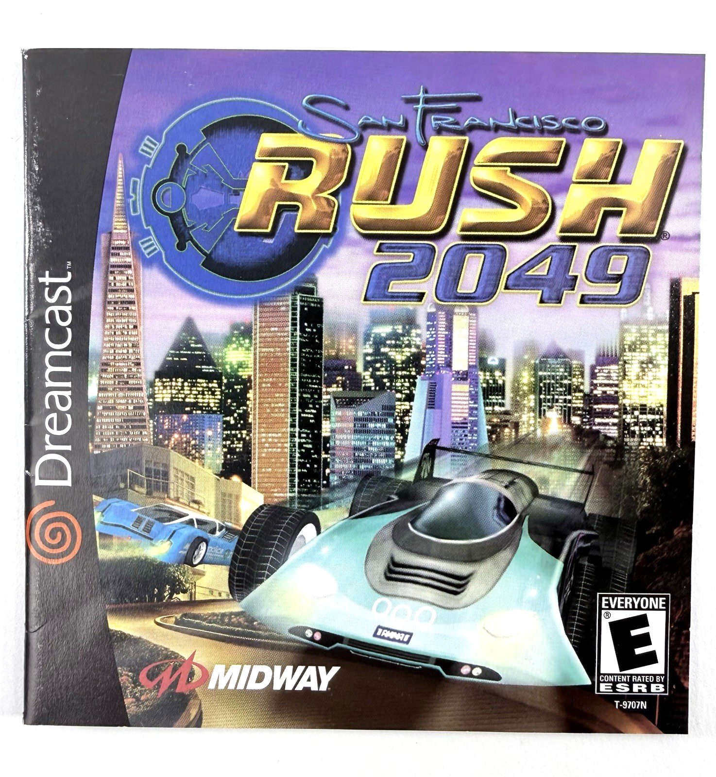 San Francisco Rush 2049 (Sega Dreamcast, 2000) Game Case Manual Registration