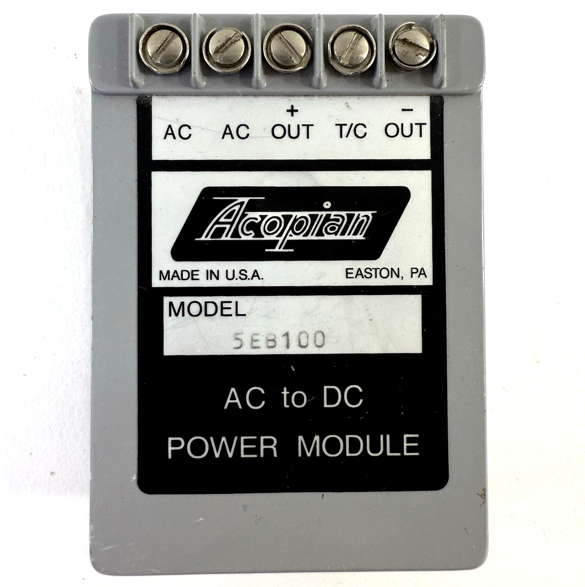 Acopian 5EB100 AC to DC Power Module 5V 1A Linear Converter