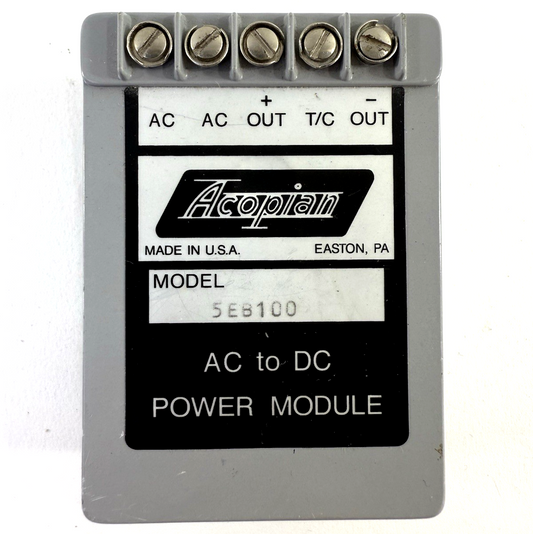 Acopian 5EB100 AC to DC Power Module 5V 1A Linear Converter