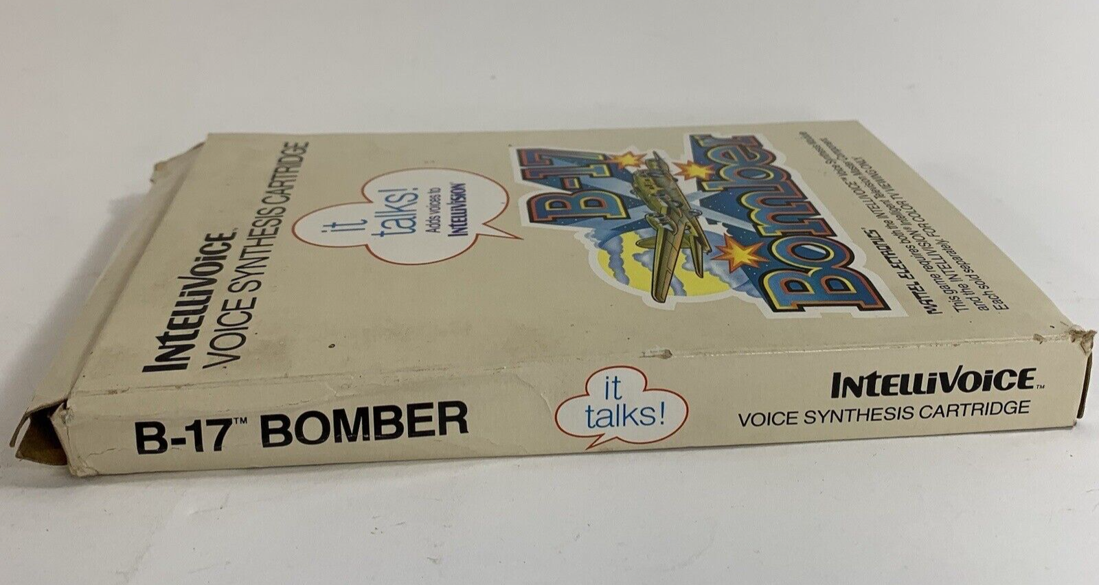 B-17 Bomber (Intellivision, 1982) Game Box Manual Overlay