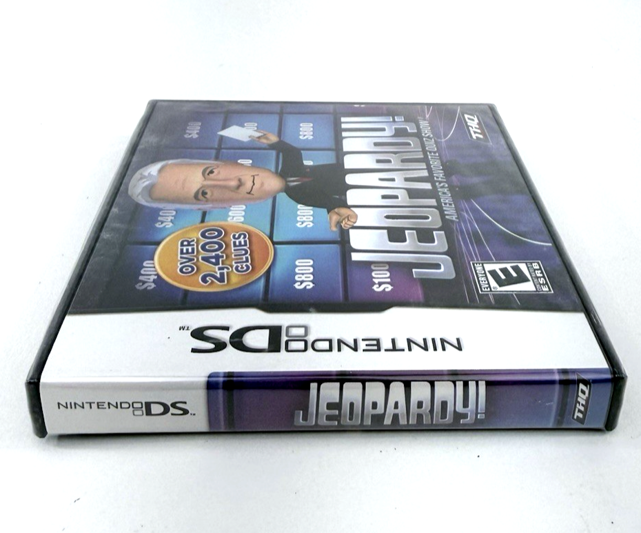 Jeopardy (Nintendo DS, 2010) New, Factory Sealed Alex Trebek Quiz Game