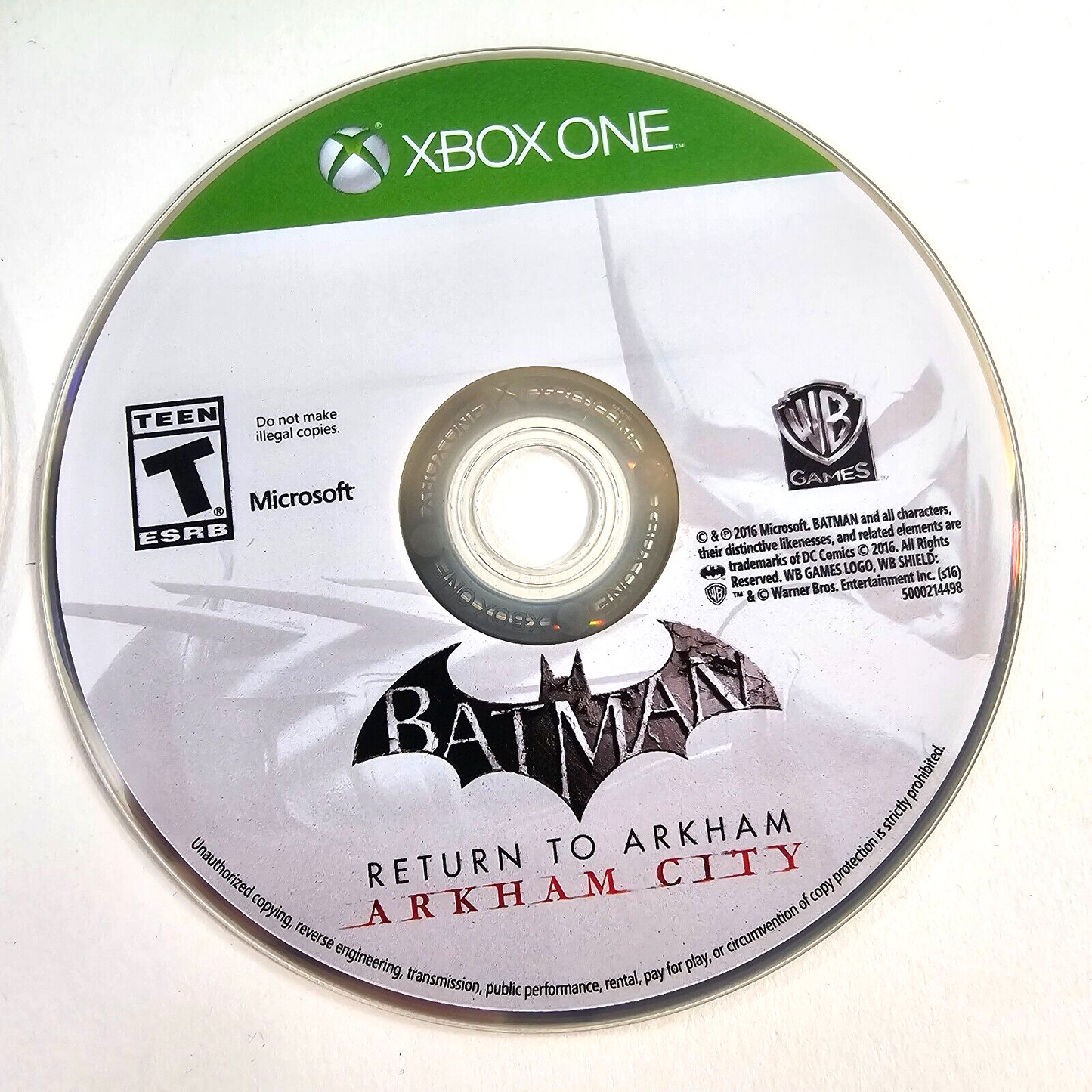 Batman: Return To Arkham (Microsoft Xbox One, 2016) Discs, Case, Manual - Tested