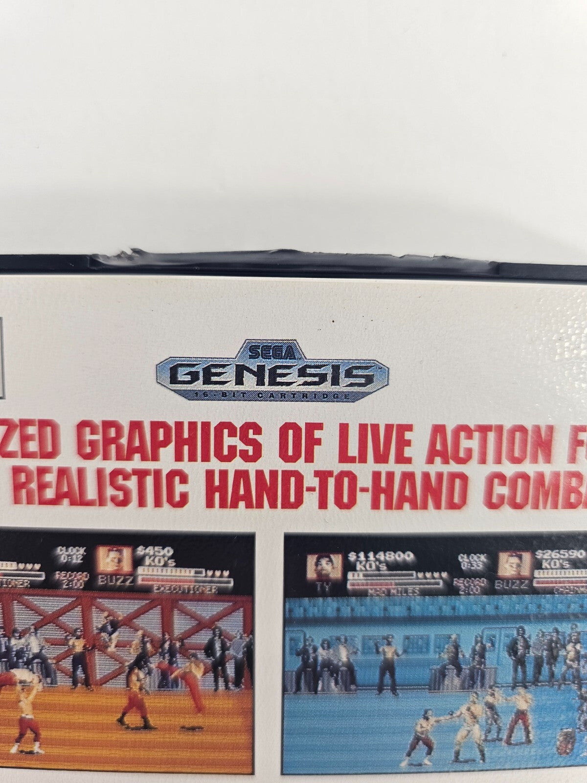 Pit-Fighter (Sega Genesis, 1991) Game Case Manual - Tested and Working