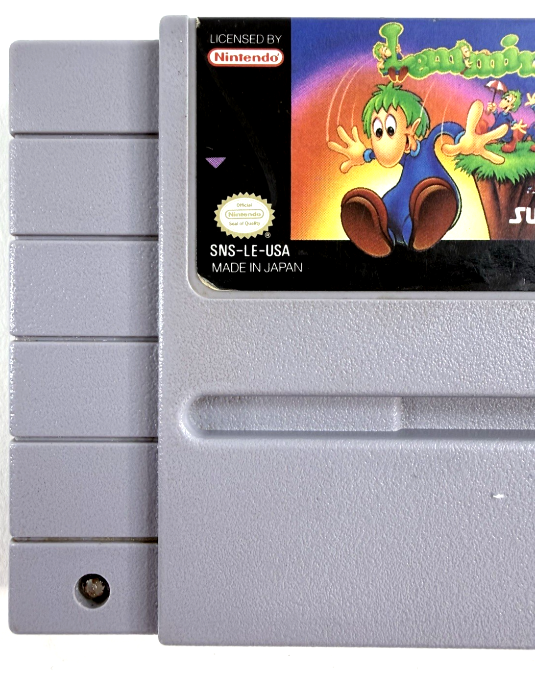 Lemmings (Super Nintendo, 1992) Game Cartridge - Tested and Working