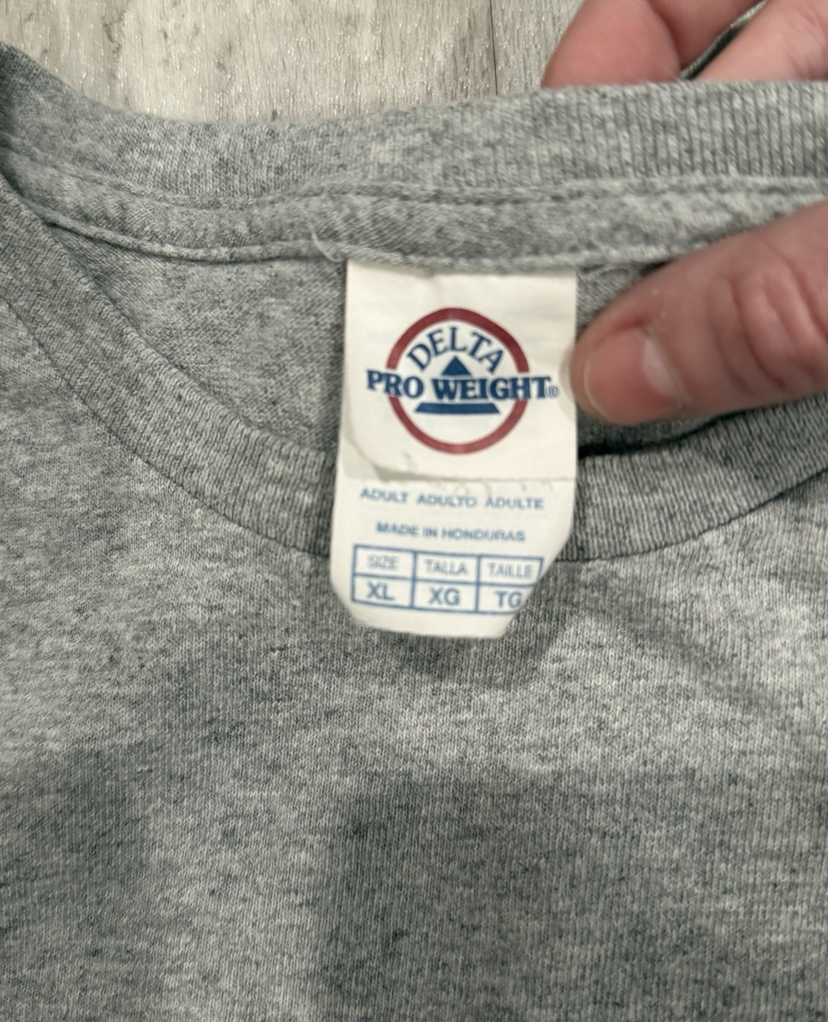 Delta Pro Weight Dr. Pepper Est. 1885 Logo Adult XL Crew Neck T-Shirt