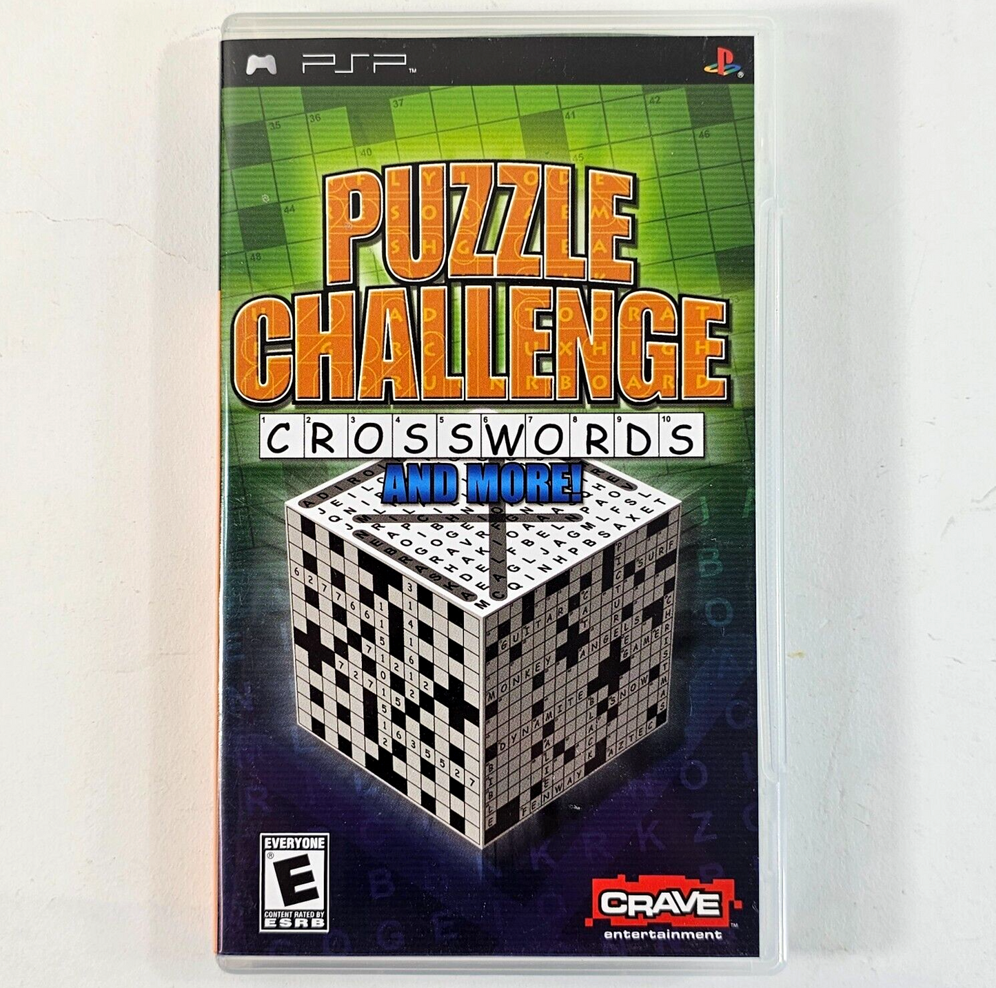 Puzzle Challenge: Crosswords and More (Sony PSP, 2006) Game Case Manual - Tested