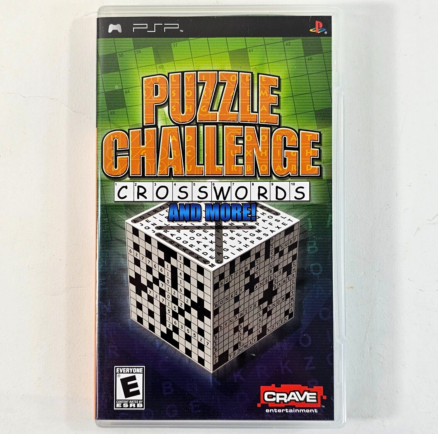 Puzzle Challenge: Crosswords and More (Sony PSP, 2006) Game Case Manual - Tested