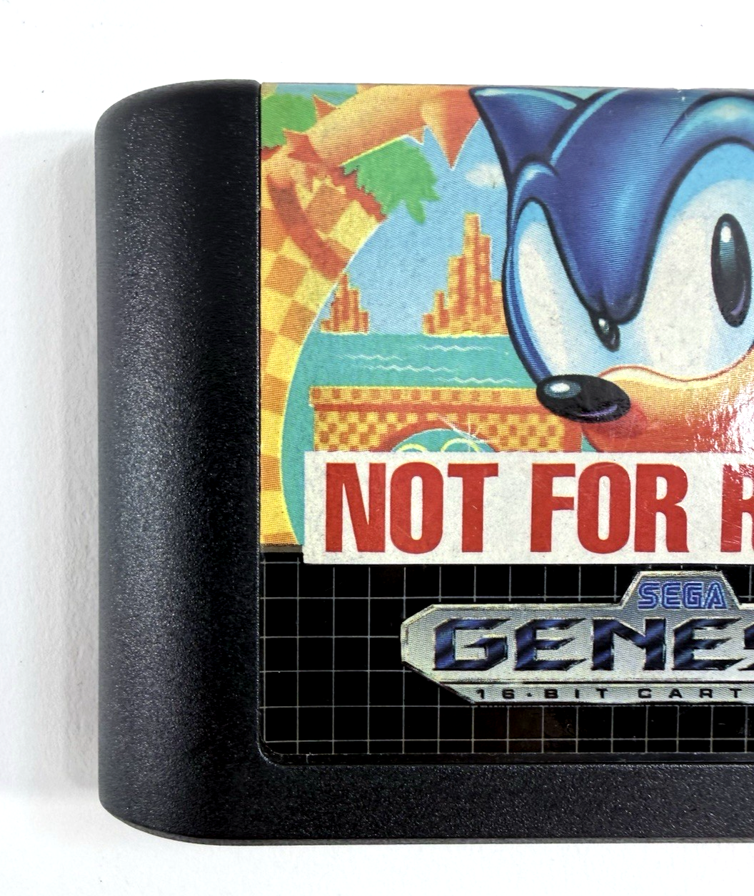 Sonic the Hedgehog (Sega Genesis, 1991) Not For Resale Game Cartridge - Tested