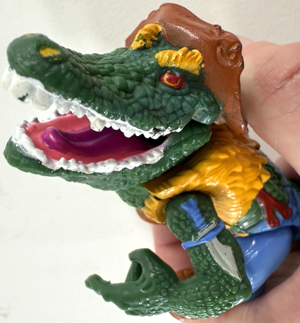 Playmates Toys 1989 Teenage Mutant Ninja Turtles 4.5" Leatherhead Action Figure