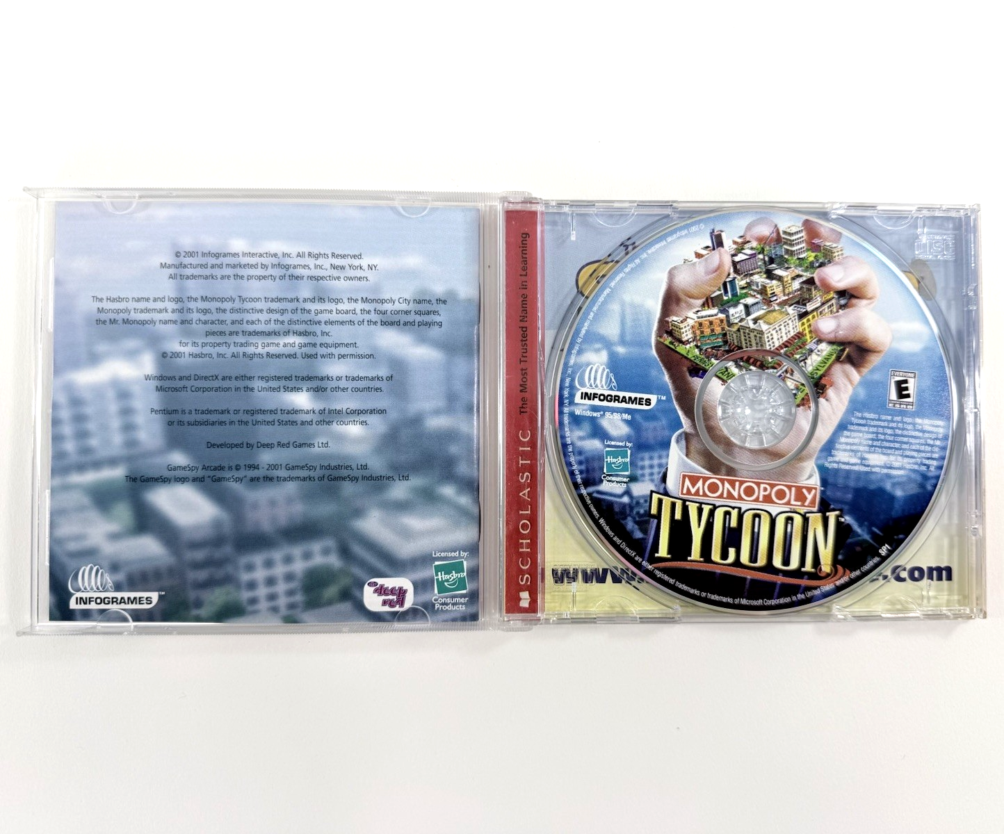 Monopoly Tycoon (PC CD, 2001) Windows 95/98/ME - Tested and Working