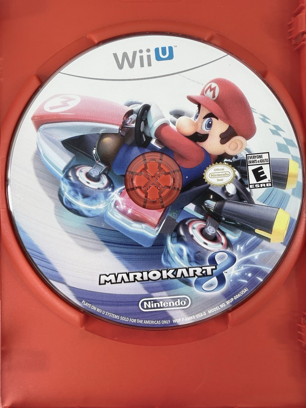Mario Kart 8 (Nintendo Wii U, 2014) Game Case Manual Insert - Tested and Working