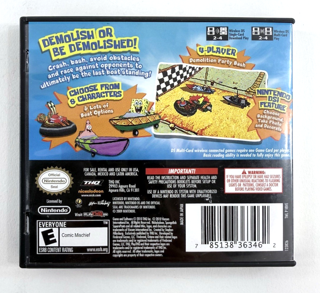 SpongeBob’s Boating Bash & Team Umizoomi (Nickelodeon DS Game Bundle) Tested