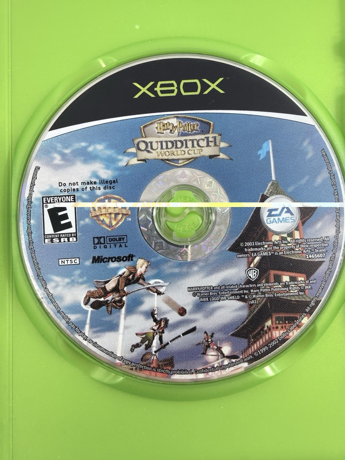 Harry Potter: Quidditch World Cup (Microsoft Xbox, 2003) Game and Case - Tested