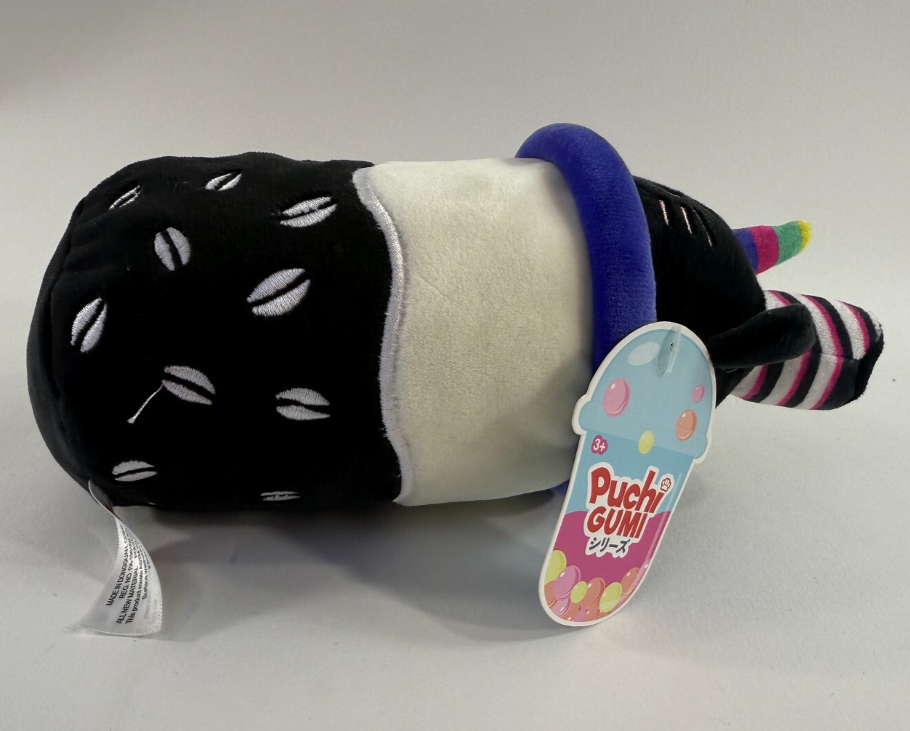 Puchi Gumi 7" Series 1 Midnight Magic Emo Boba Kitty Plush with Tags