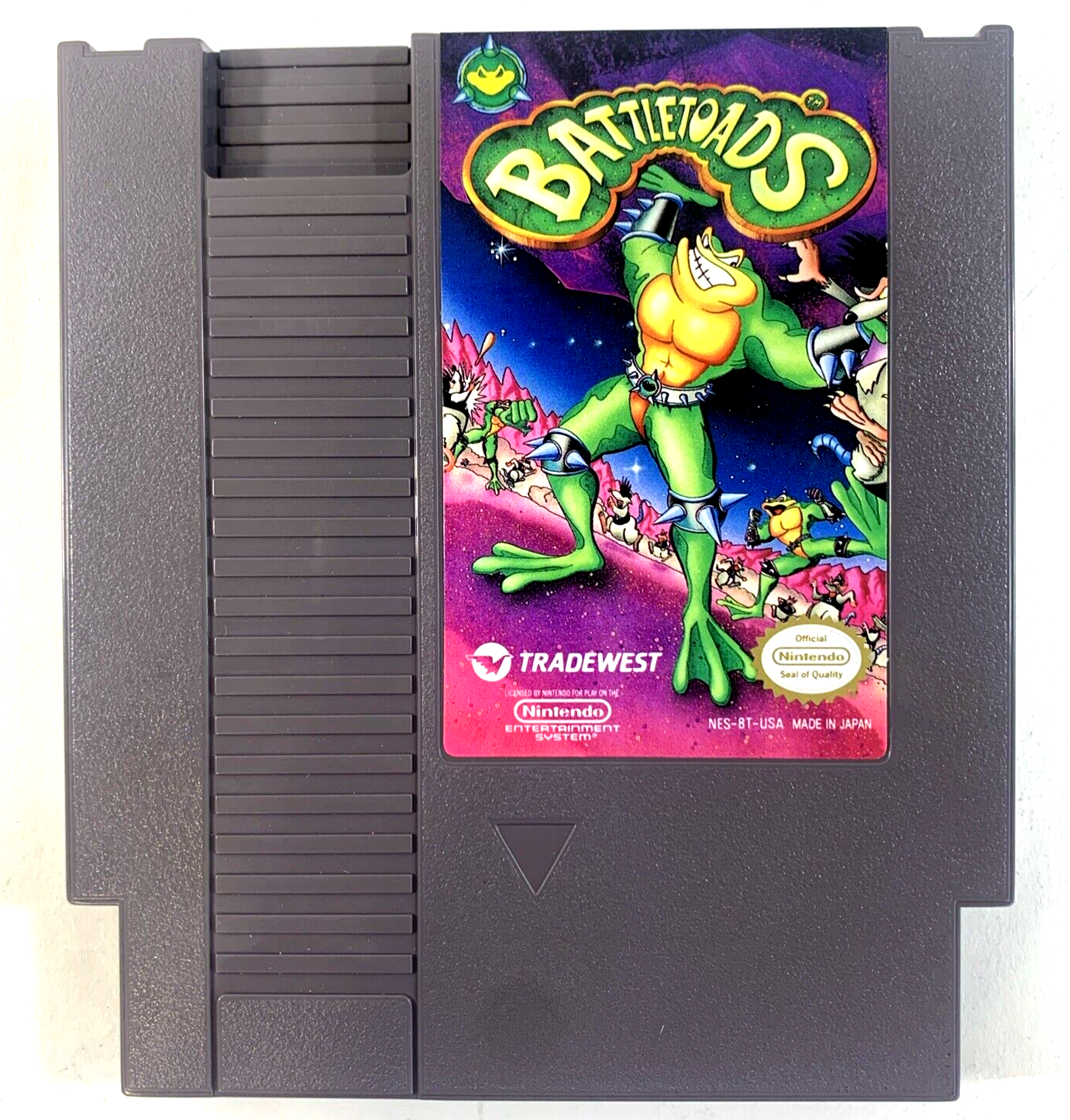 Battletoads (Nintendo NES, 1991) Game Box Manual Poster Foam -Tested and Working