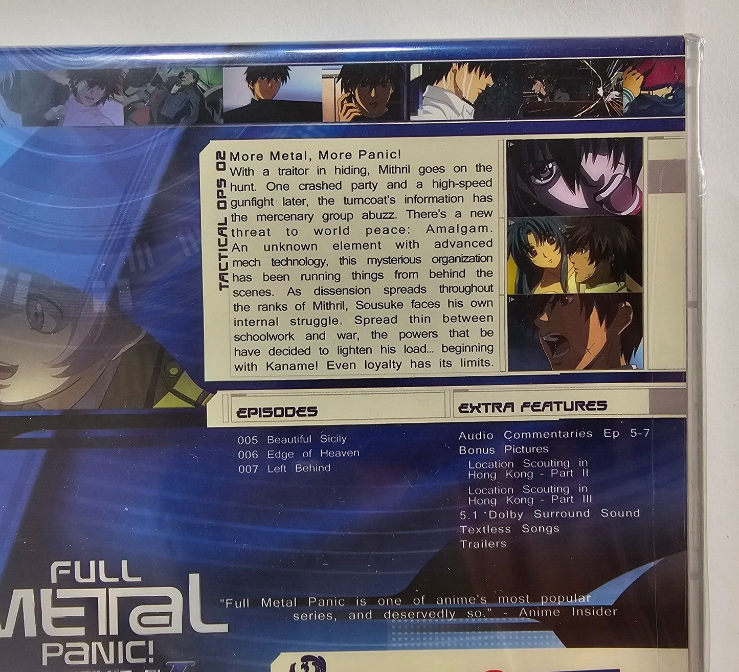 Full Metal Panic: The Second Raid TSR - Vol. 2 (DVD, 2007) NEW