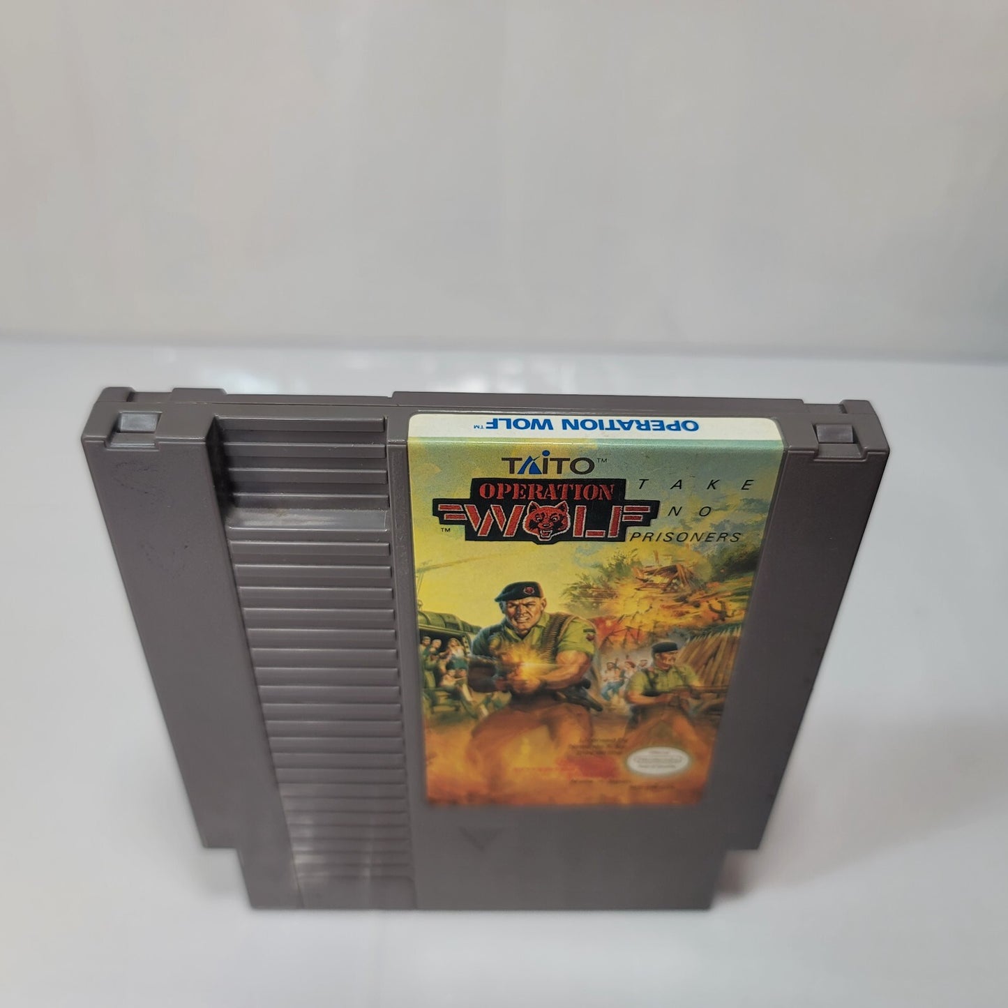 Operation Wolf (Nintendo NES, 1989) Game Cartridge